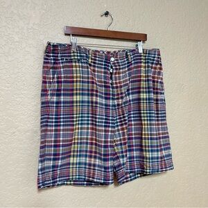 Polo Ralph Lauren vintage plaid shorts size 38 100% cotton